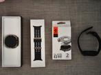 Samsung Galaxy Watch Ultra 47mm + screenprotector + bandje, Zwart, Ophalen of Verzenden, Zo goed als nieuw, Waterdicht