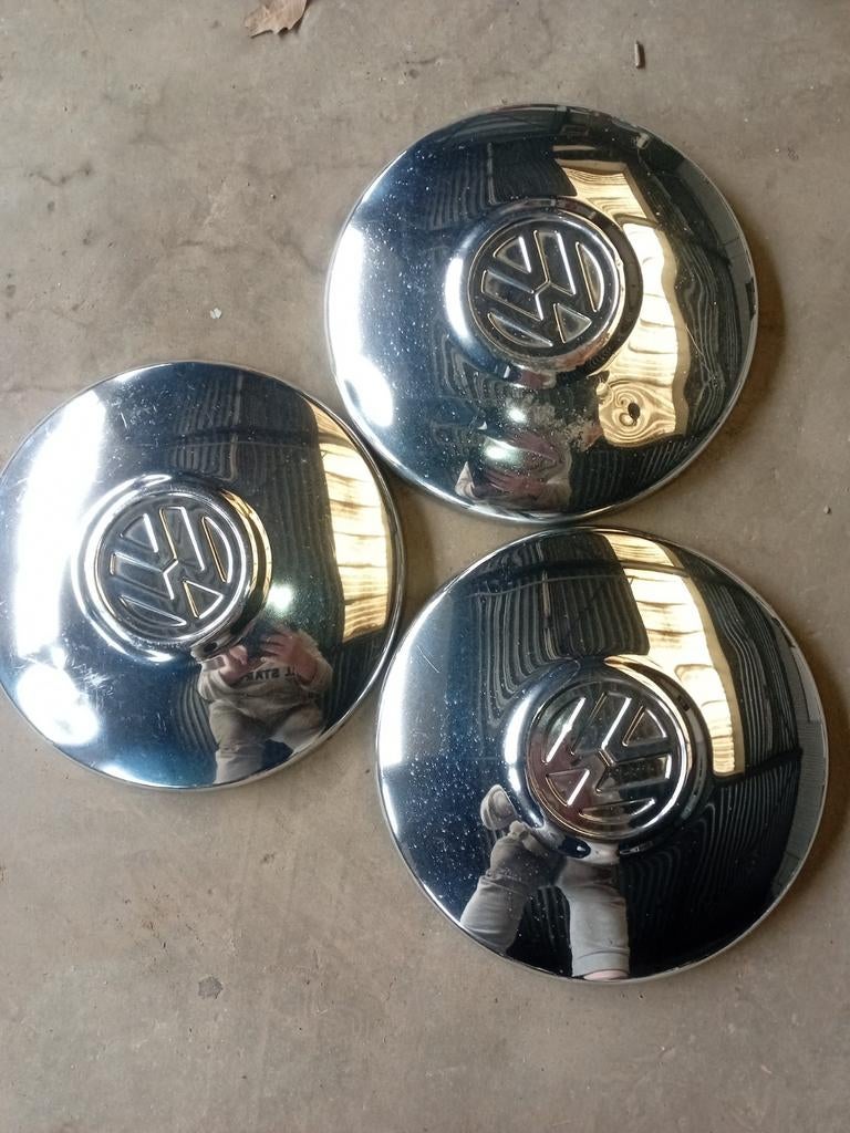 VW-wieldoppen drie stukken, Ophalen of Verzenden