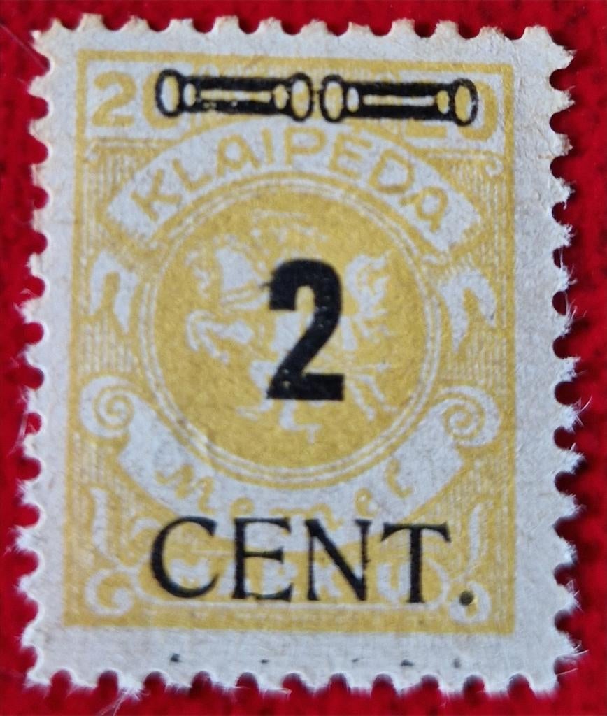 1923 Memel, Postzegels en Munten, Postzegels | Europa | Duitsland, Ophalen of Verzenden, Overige periodes