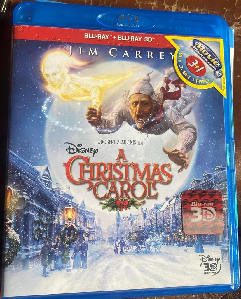 Blu - Ray a christmas carol 3d, Ophalen of Verzenden, Zo goed als nieuw