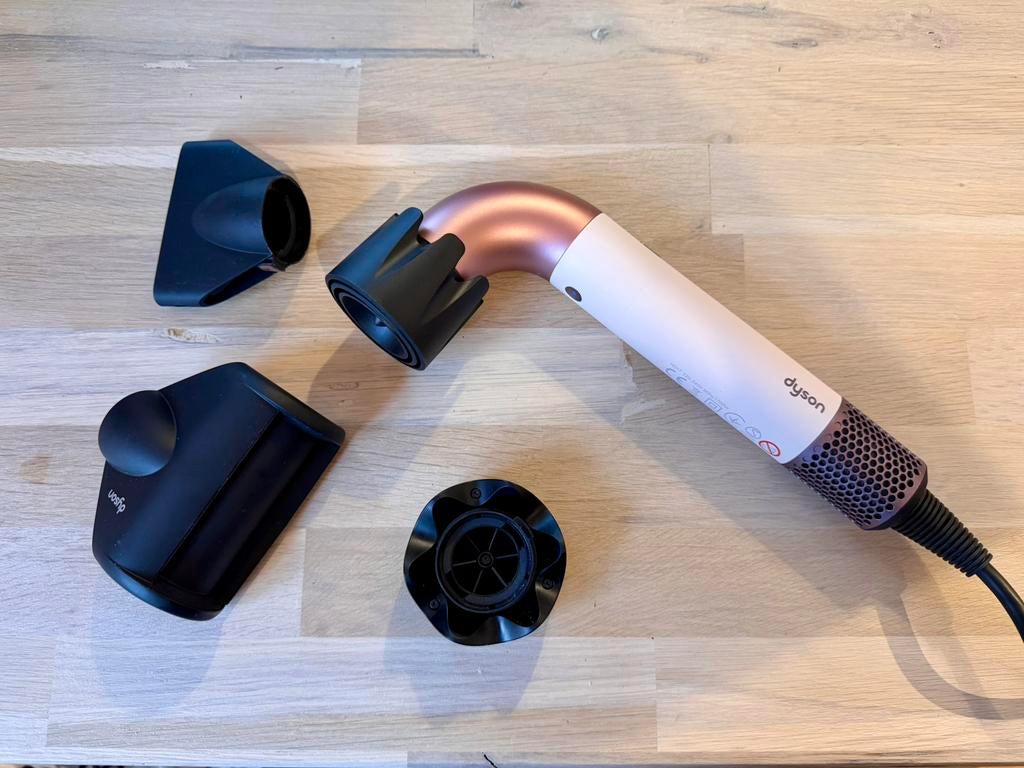 Dyson supersonic r (straight + wavy) ceramic pink, Sieraden, Tassen en Uiterlijk, Uiterlijk | Haarverzorging, Ophalen, Zo goed als nieuw