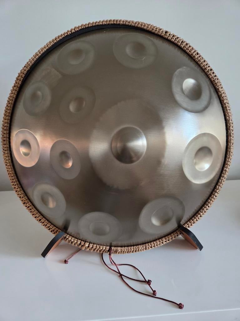 Nieuwe 12 tonen gouden handpan 432 hz., Muziek en Instrumenten, Percussie, Ophalen of Verzenden, Nieuw, Overige soorten