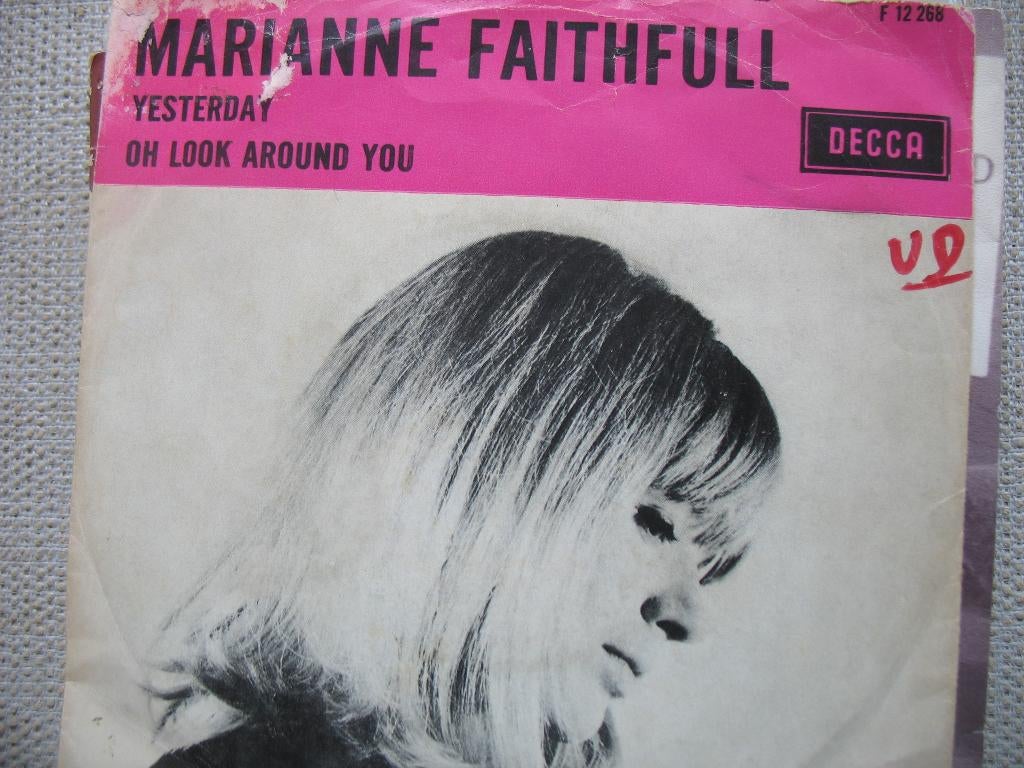 Marianne Faithfull - Yesterday, Gebruikt, 7 inch, Single, Ophalen of Verzenden