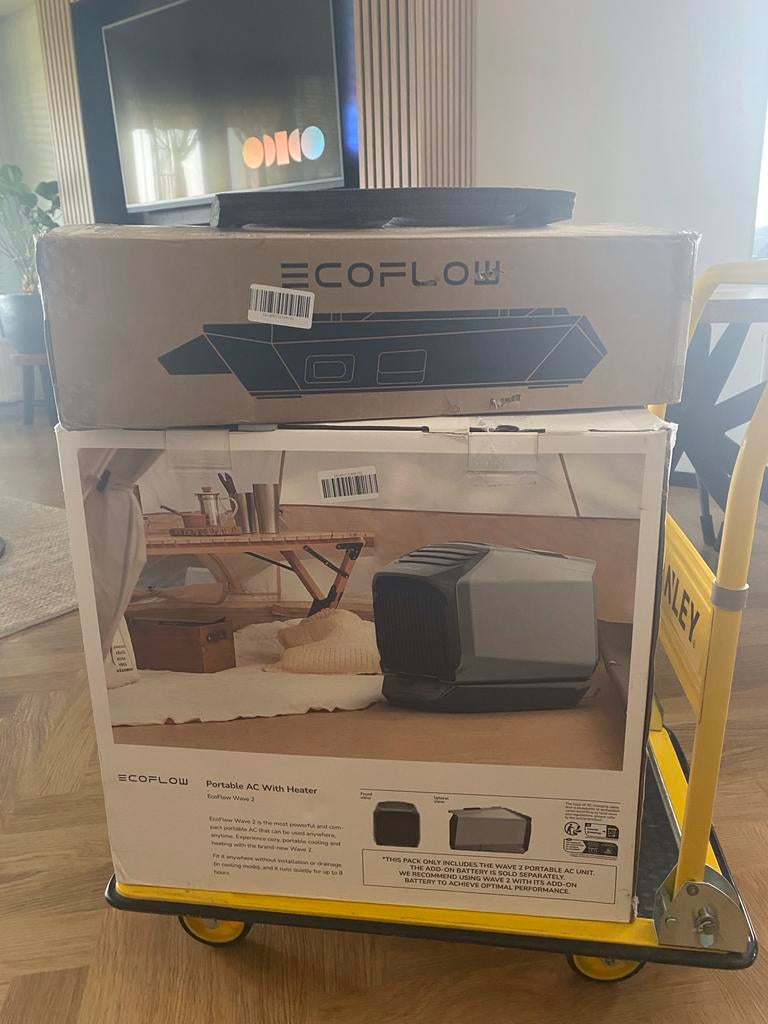 Ecoflow Wave 2 met accupakket, Caravans en Kamperen, Kampeeraccessoires, Ophalen, Zo goed als nieuw