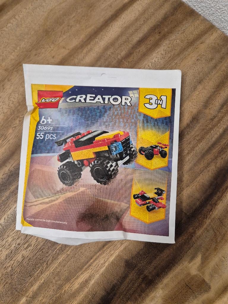 Lego Creator 3-1 30691 Mini Monstertruck polybag nieuw, Kinderen en Baby's, Speelgoed | Duplo en Lego, Lego, Lego, Lego, Nieuw
