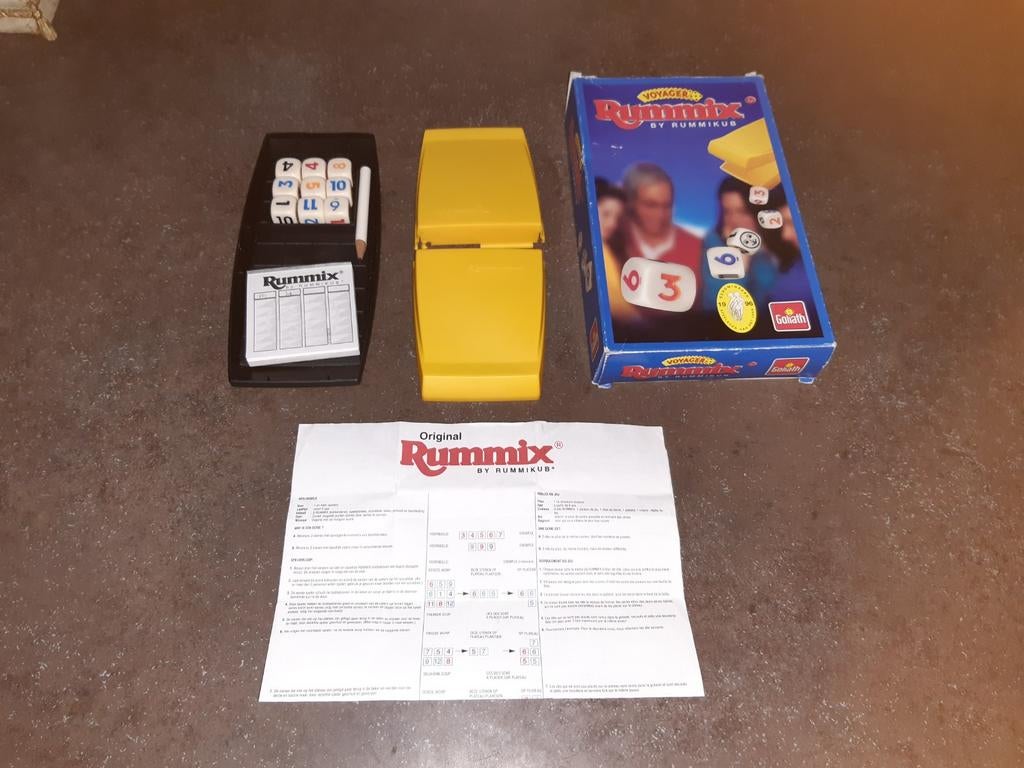 Rummix by rummikub reis editie uitmuntende staat, Ophalen of Verzenden, Zo goed als nieuw