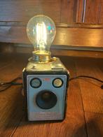 Vintage upcycled Kodak Brownie box camera lamp, Ophalen of Verzenden, Minder dan 50 cm