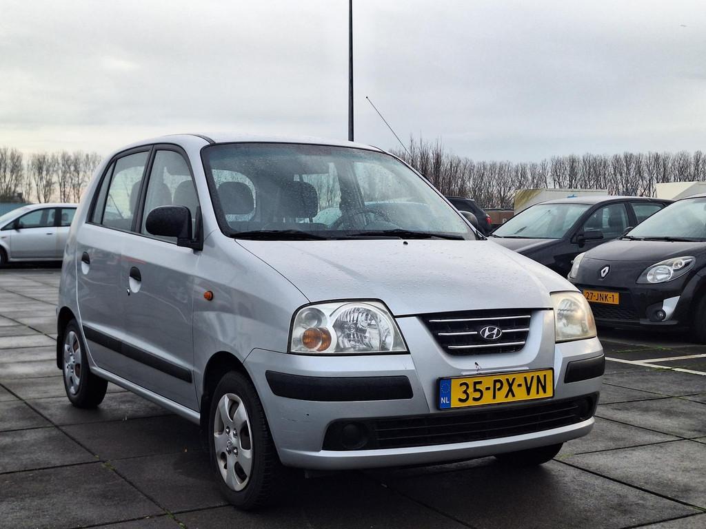 Hyundai Atos €1450,-1.1i Active Prime 89.000 Kms Apk 2026, Auto's, Hyundai, Voorwielaandrijving, Stof, Gebruikt, 31 €/maand