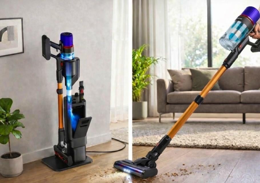 Hyundai Electronics – Draadloze Steelstofzuiger  – Vortex Pr, Ophalen of Verzenden, Nieuw, Reservoir, Stofzuiger