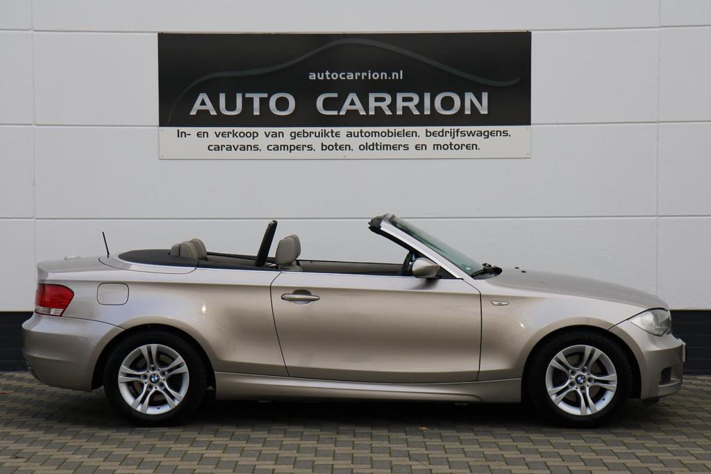 BMW 1-serie Cabrio 128i 6 cilinder 234PK M-pakket Airco !, Auto's, BMW, Stoelverwarming, Achterwielaandrijving, Gebruikt, Beige
