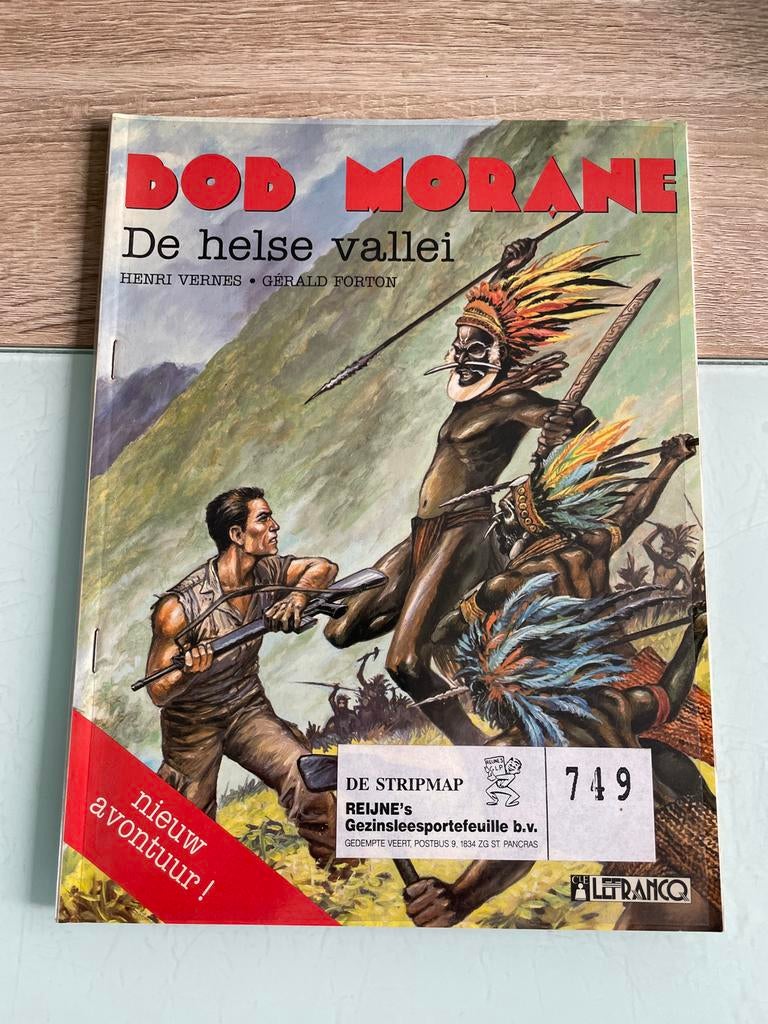 Bob Morane - De Helse Vallei (Stripboek), Boeken, Avontuur en Actie, Ophalen, Gelezen