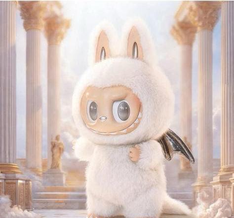 Popmart Labubu Zimono Angel in Clouds 58cm groot, Verzamelen, Ophalen, Nieuw