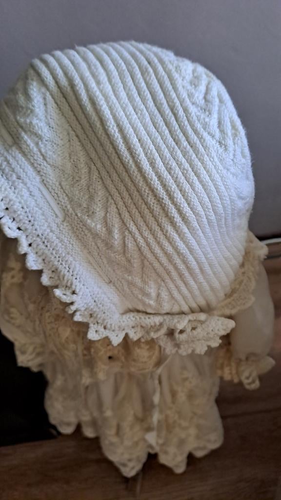 Poppen mutsje, Ophalen of Verzenden, Pop