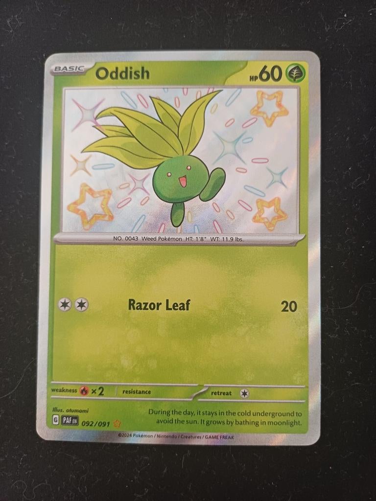 Pokémon Oddish- 092/091, Ophalen of Verzenden, Losse kaart