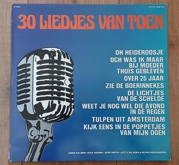 Vinyl 2xLP „30 Liedjes van toen” | MfP 1982 | Annie Palmen, Verzenden, Zo goed als nieuw, 12 inch, Levenslied of Smartlap