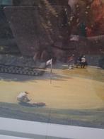 "Oude" golfprent / schilderijlijst.DALEN,DRENTHE, Ophalen, Zo goed als nieuw