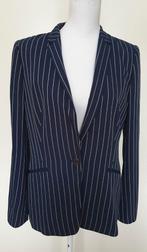 Donkerblauwe blazer met krijtstreep van Esprit maat 38-40, Maat 38/40 (M), Blauw, Ophalen of Verzenden, Zo goed als nieuw