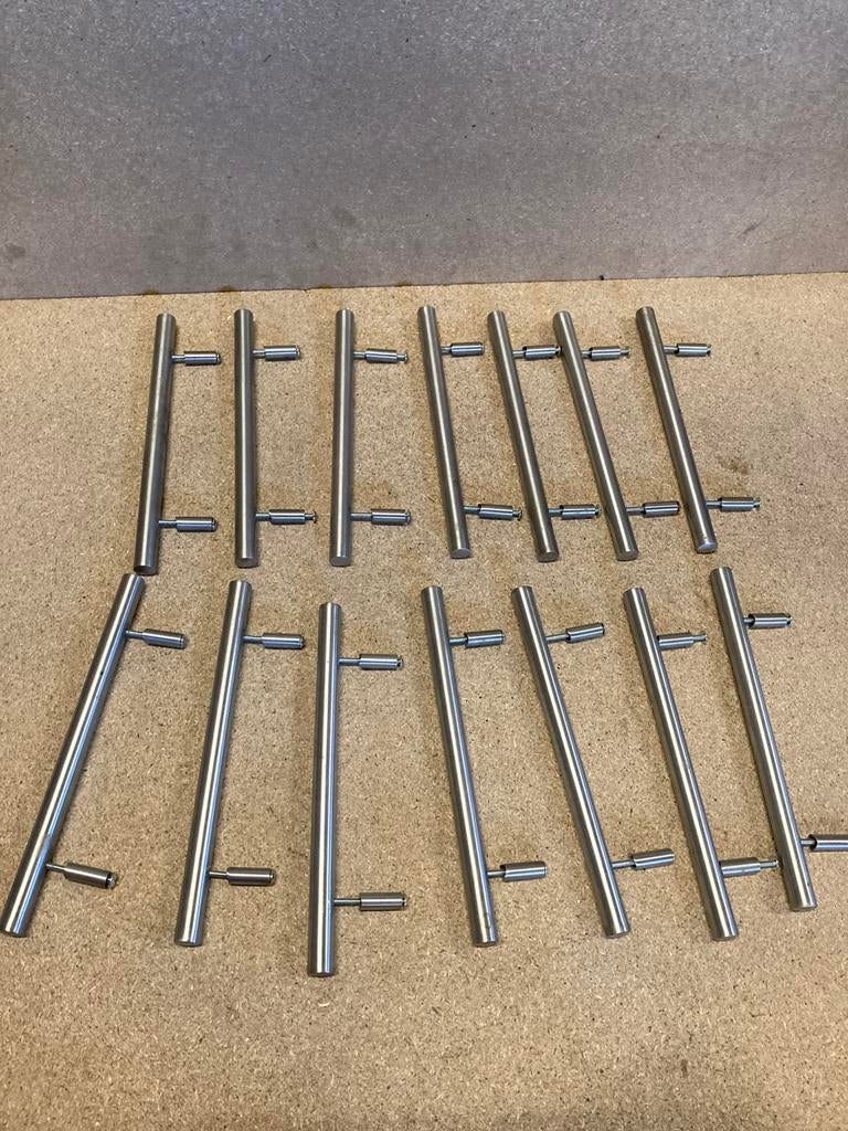 Mooie  lansa keukenkast handvaten 14 stuks, Minder dan 50 cm, Gebruikt, Ophalen of Verzenden, Minder dan 25 cm