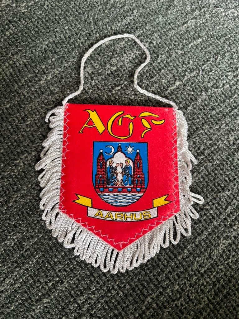 AGF Aarhus vaantje, Ophalen of Verzenden, Zo goed als nieuw, Buitenlandse clubs, Vaantje of Sjaal