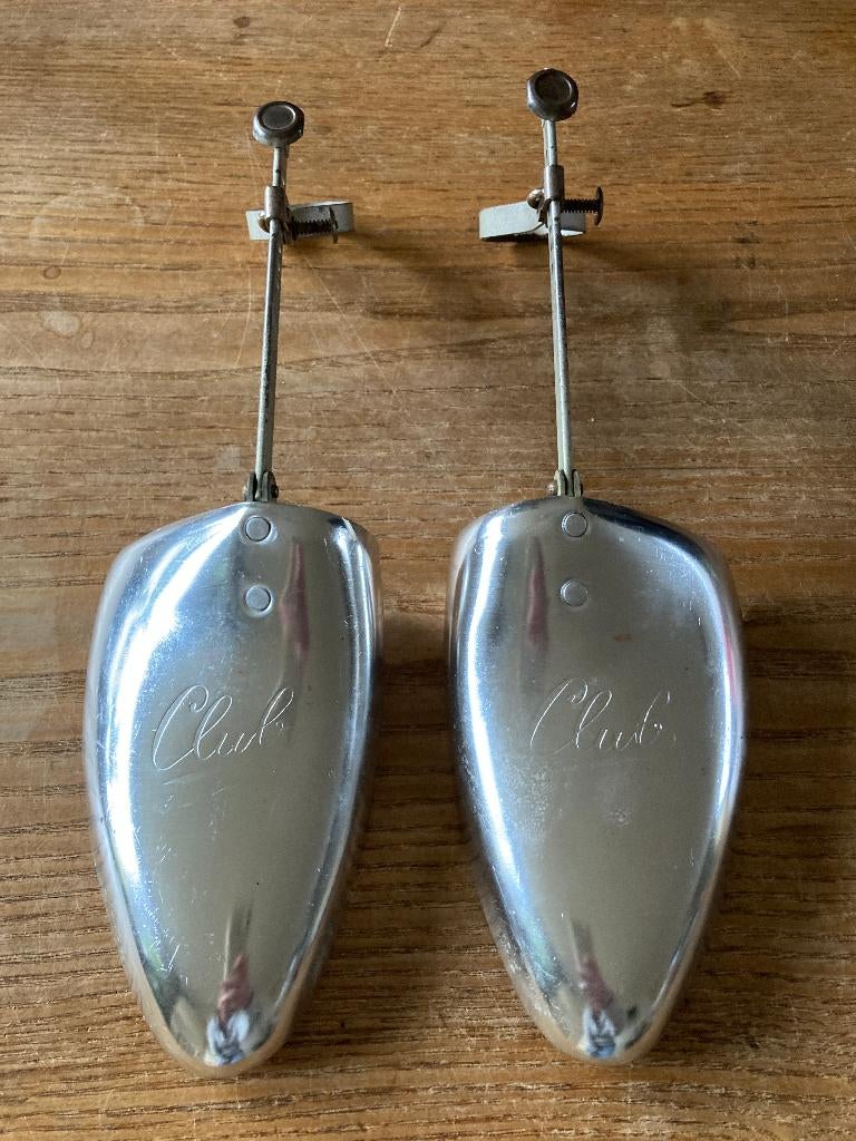 Vintage Franse Club schoenspanners (aluminium en ijzer), Ophalen of Verzenden