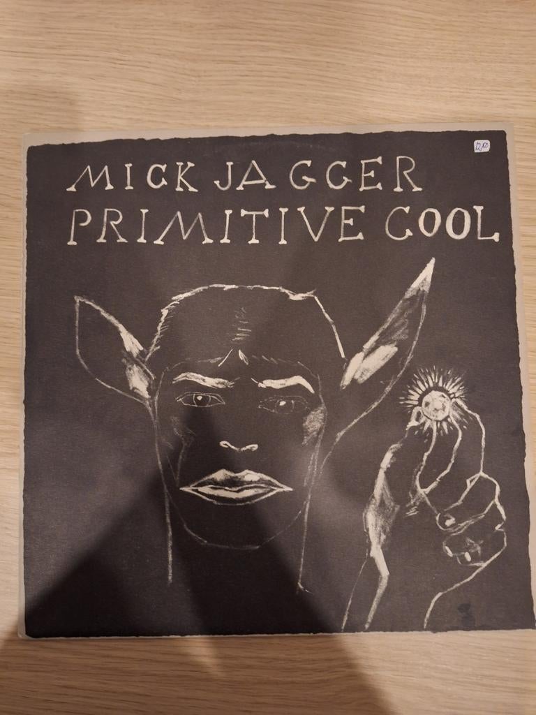 Mick Jagger - Primitive Cool LP (1987), Gebruikt, 1980 - 1989, Ophalen of Verzenden, Gatefold hoes