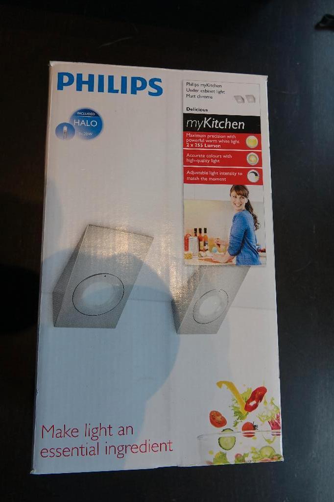 Philips under cabinet lights, matt chrome, Huis en Inrichting, Keuken | Keukenelementen, Nieuw, Minder dan 100 cm, Minder dan 50 cm