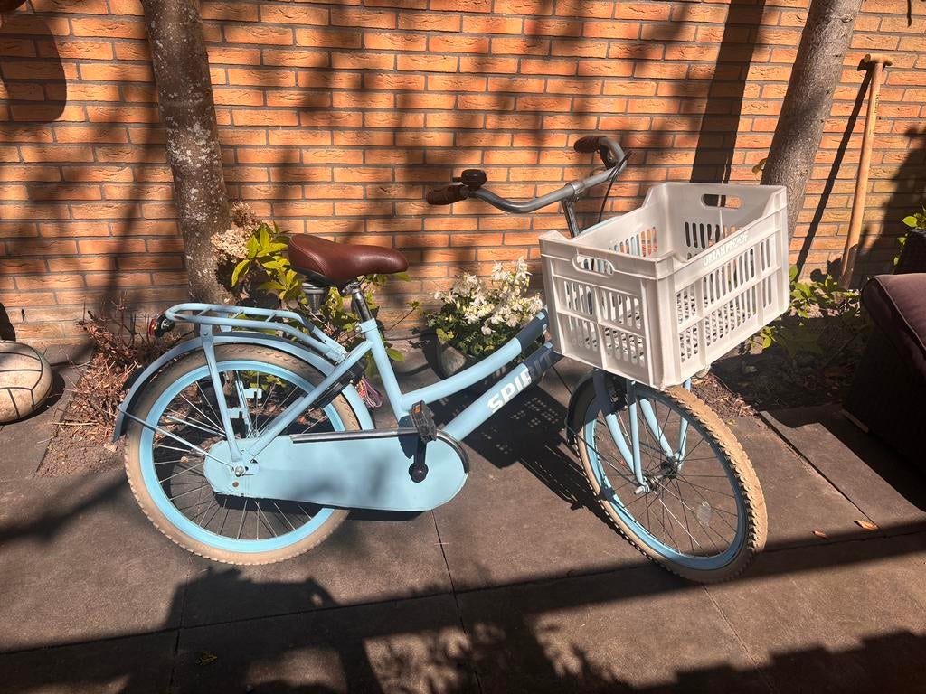 Spirit meisjesfiets 22 inch lichtblauw, Ophalen, Zo goed als nieuw, 22 inch