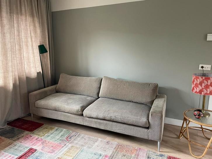 Movani,  3-zitsbank, sisal katoenmix stof, Huis en Inrichting, Banken | Complete zithoeken, Gebruikt, Stof, Ophalen