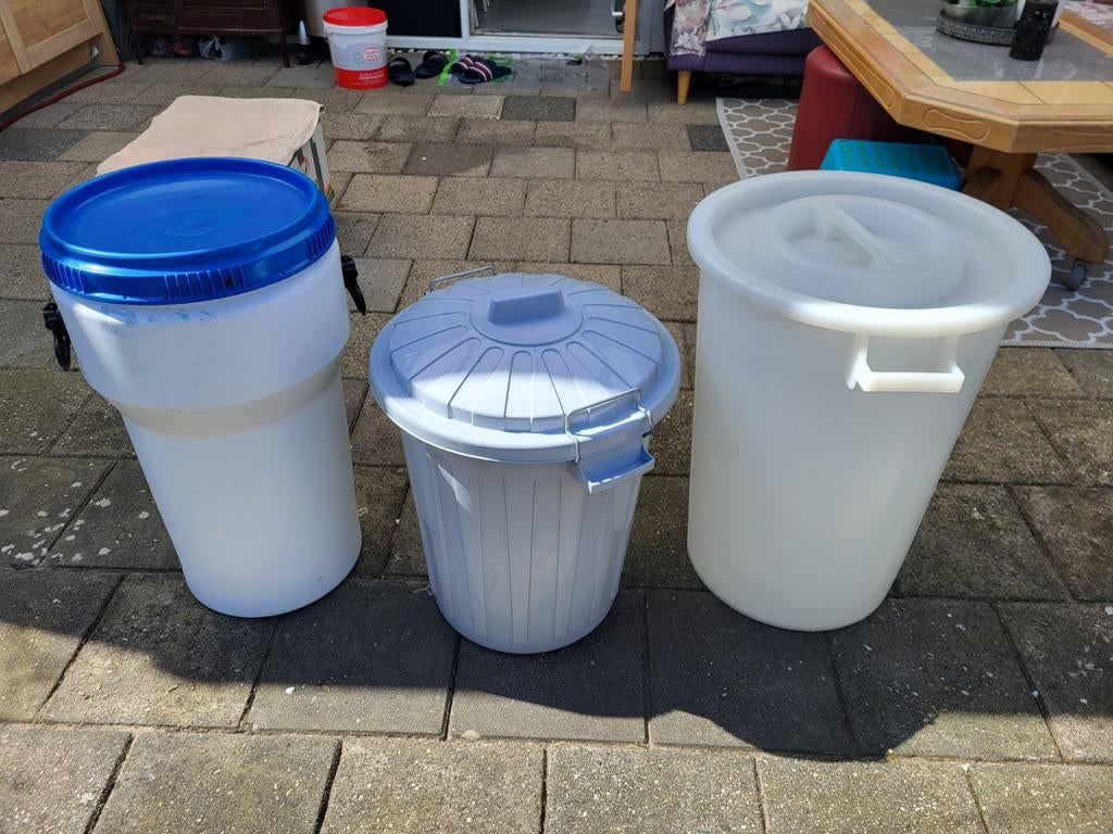 3 afvalbakken, Ophalen of Verzenden, Kunststof