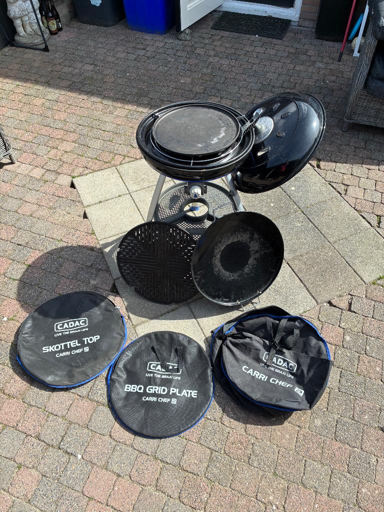 Cadac skottelbraai, Ophalen, Gebruikt, Cadac