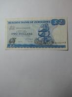 Zimbabwe 2 dollars 1983, Ophalen of Verzenden, Zimbabwe