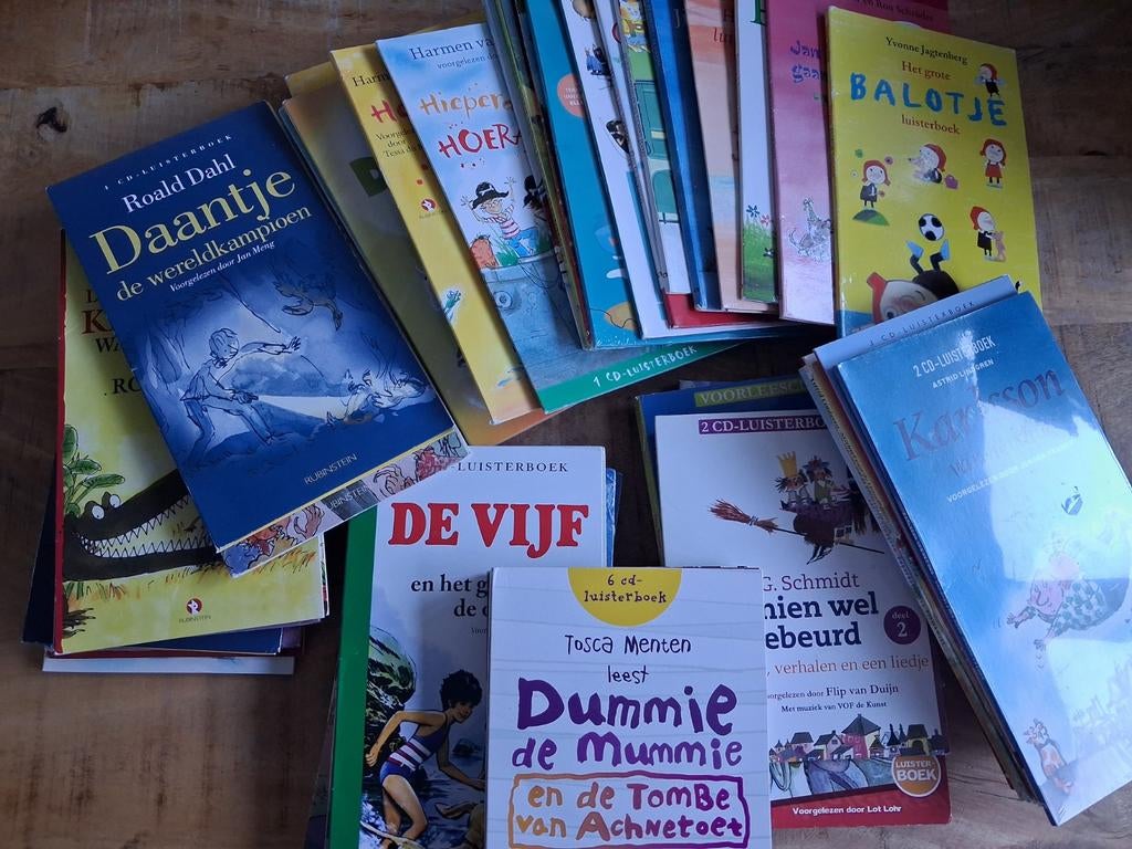 Ca 65 Luisterboeken oa Roald Dahl  , Dick Bruna, Boeken, Luisterboeken, Ophalen of Verzenden, Diverse, Cd, Kind