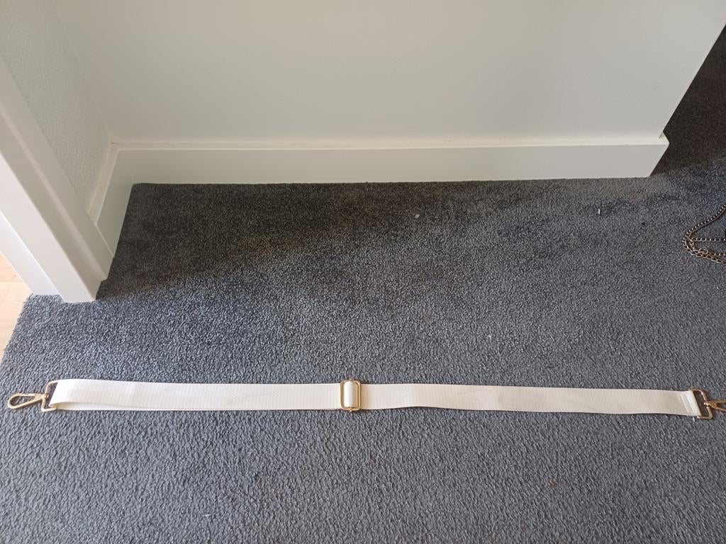 Schouderband voor tas, Ophalen of Verzenden, Zo goed als nieuw, Beige