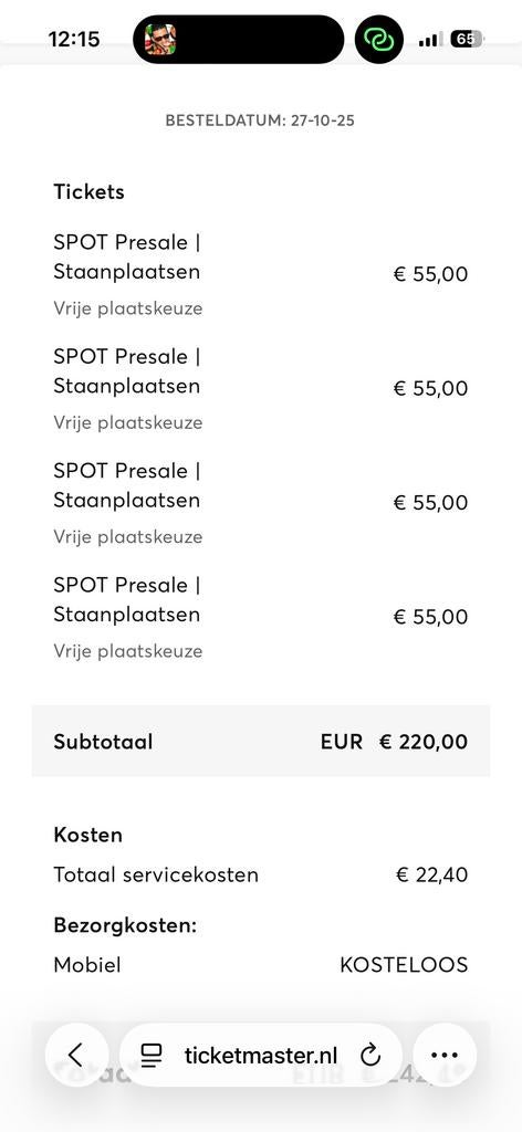 4 kaarten Kraantje Pappie stadspark, Tickets en Kaartjes, Twee personen, Juni