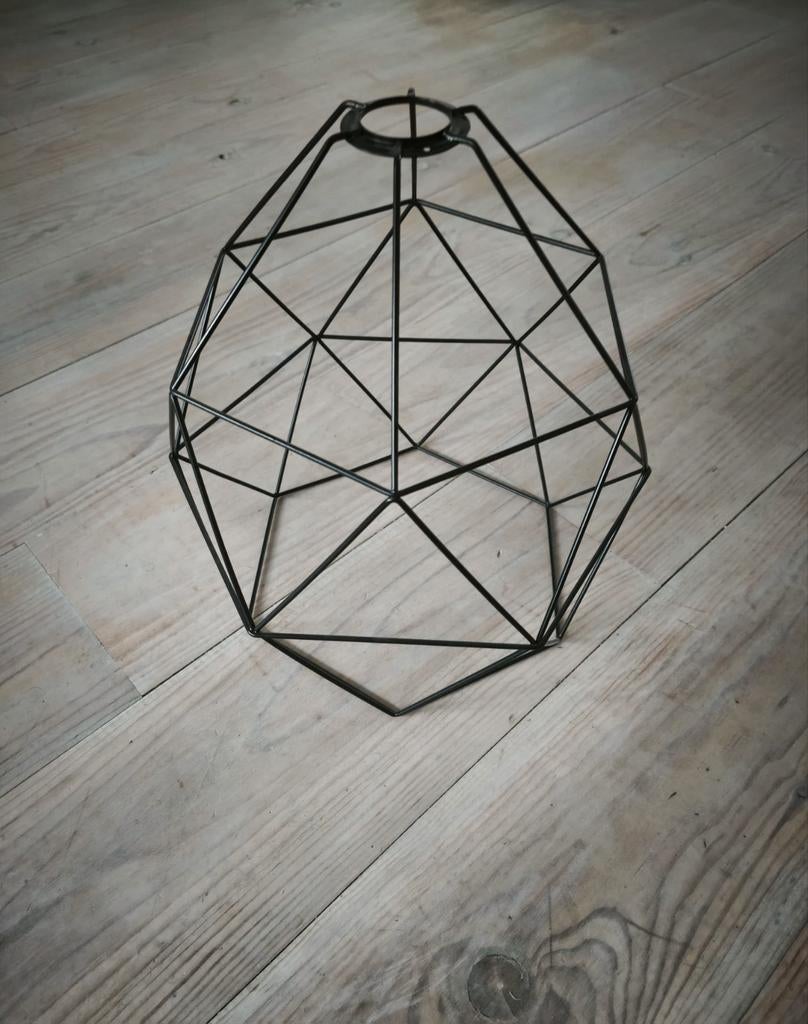 Ikea pendant lamp shade black BRUNSTA 30 cm, Ophalen, Zo goed als nieuw, Rechthoekig, 25 tot 50 cm