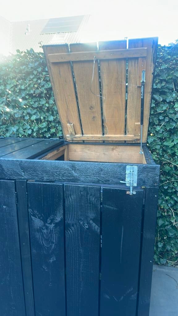 Zwart Container ombouw 2 stuks 140cm/ 86cm/ 120cm, Ophalen of Verzenden, Zo goed als nieuw