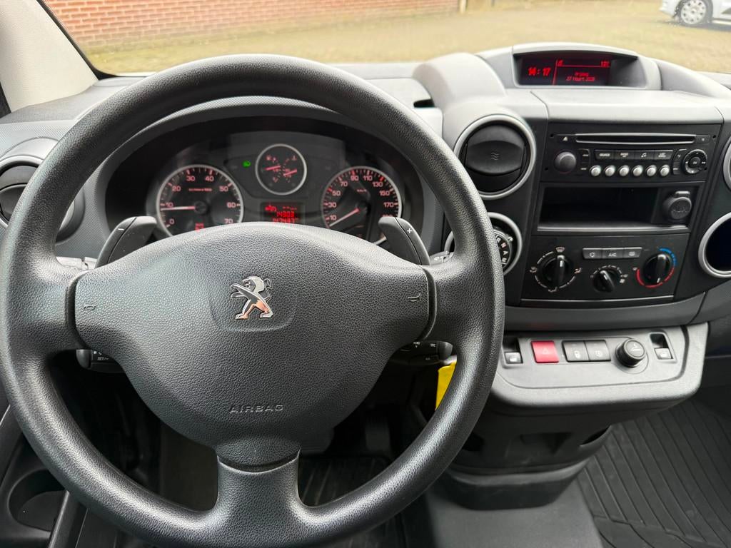 Peugeot Partner 120 1.6 BlueHDi automaat euro 6 klep airco c, Auto's, Euro 6, 4 cilinders, Wit, Origineel Nederlands