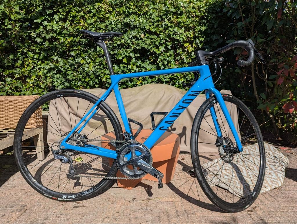 Canyon Ultimate CF SL 8  Ultegra Disc M met 4iiii powermeter, Fietsen en Brommers, Fietsen | Racefietsen, Carbon, Zo goed als nieuw