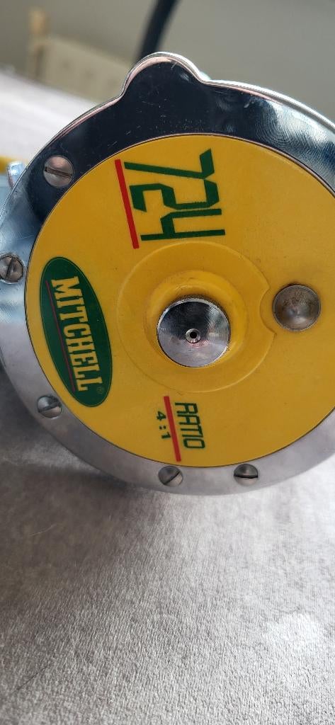 Mitchell 724 zee reel, Verzenden, Gebruikt, Molen