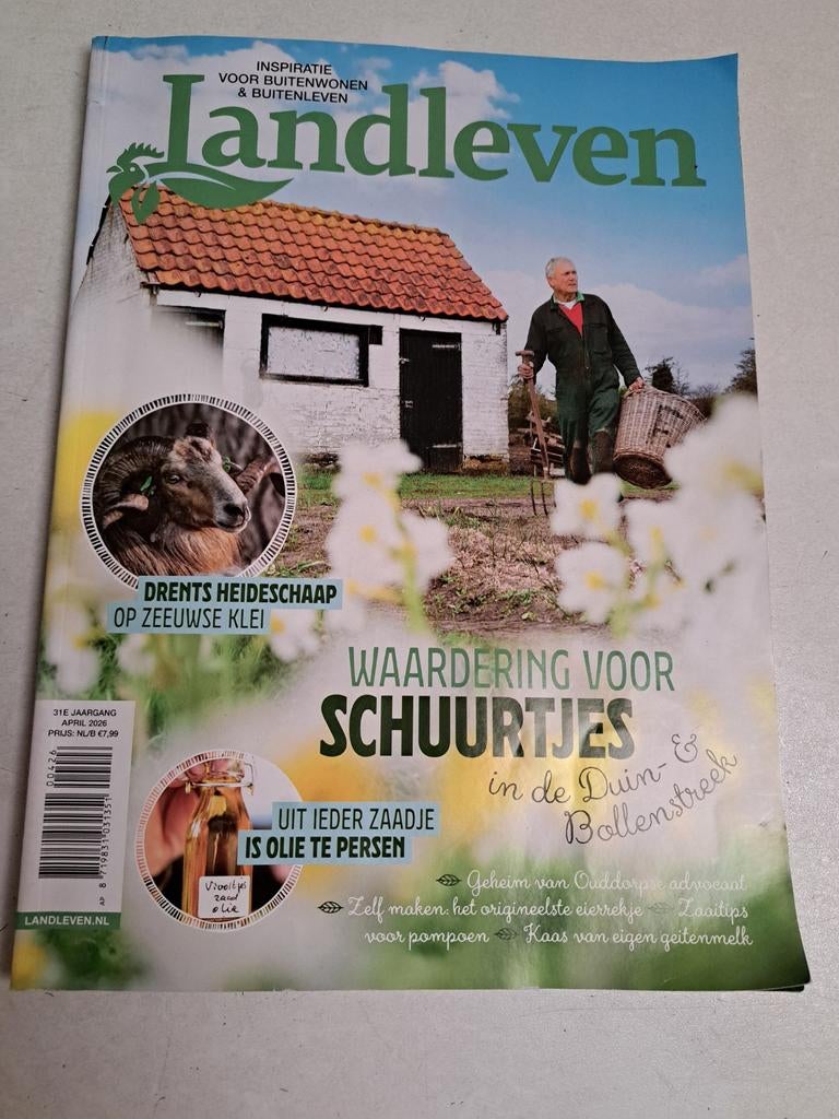 Landleven april 2026 z.g.a.n, Boeken, Tijdschriften en Kranten, Ophalen of Verzenden, Gelezen