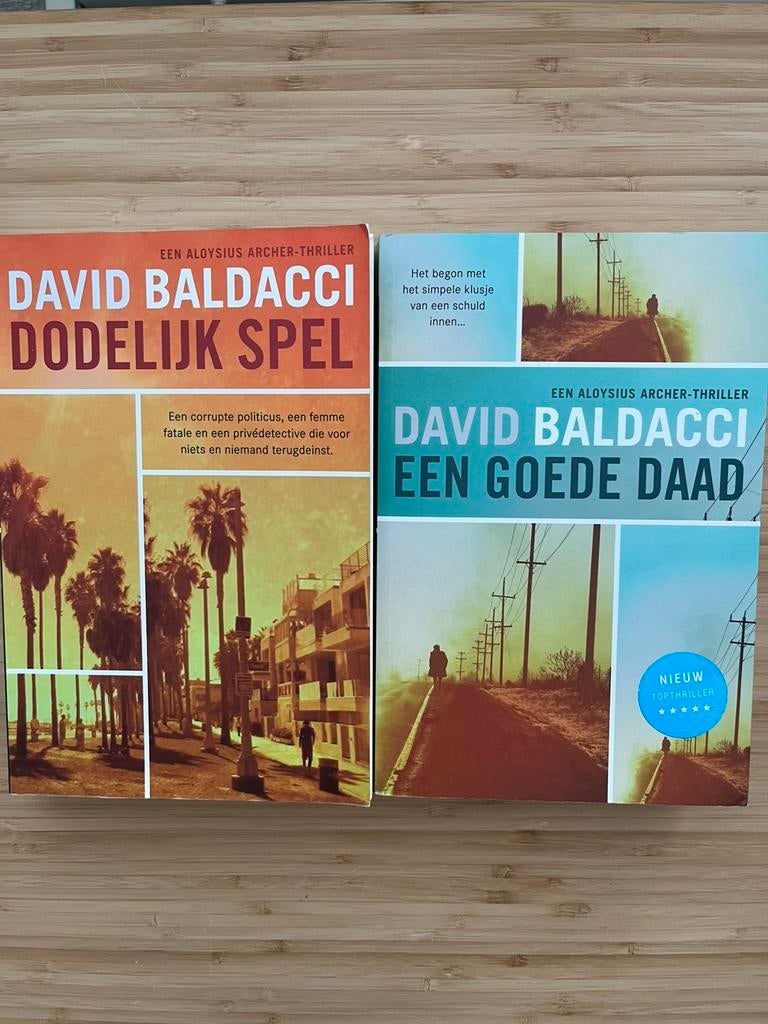 David Baldacci Aloysius Archer serie in een koop, Ophalen, Zo goed als nieuw