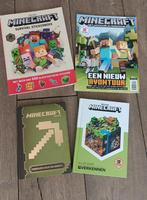 2 Minecraft boeken + 2 gratis tijdschriften, Ophalen of Verzenden, Gelezen