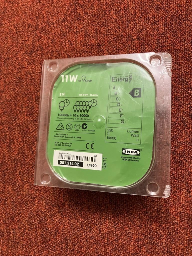 Ikea Solhetta led-lamp set, Led-lamp, Minder dan 30 watt, E14 (klein), Nieuw