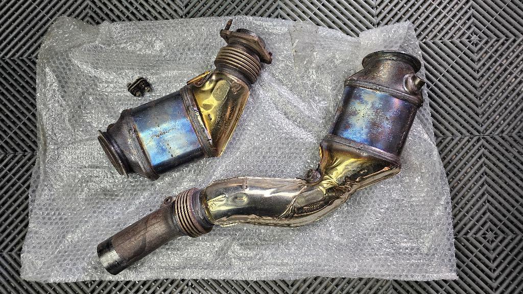 BMW F82 S55 M4 originele downpipes, M3/M2/F80, Auto-onderdelen, Uitlaatsystemen, Ophalen of Verzenden, Gebruikt, BMW