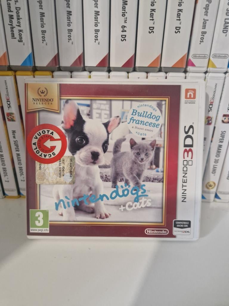 Nintendogs + Cats: Bulldog francese - Nintendo 3DS, Nintendo, 1 speler, Zo goed als nieuw, Vanaf 3 jaar