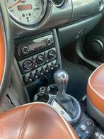 Mini 1.6 16V Cooper Cabrio AUT 2007 Zwart, Auto's, Mini, 4 cilinders, 4 stoelen, Zwart, Bruin