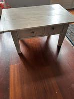 Landelijke salontafel / houten tafel - vergrijsd hout, Huis en Inrichting, Tafels | Salontafels, Ophalen, Minder dan 50 cm, Gebruikt