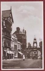 Engeland - Chester - the Easthgate - Bobby, Dubbeldekker Ong, Ophalen of Verzenden, 1940 tot 1960, Ongelopen, Engeland