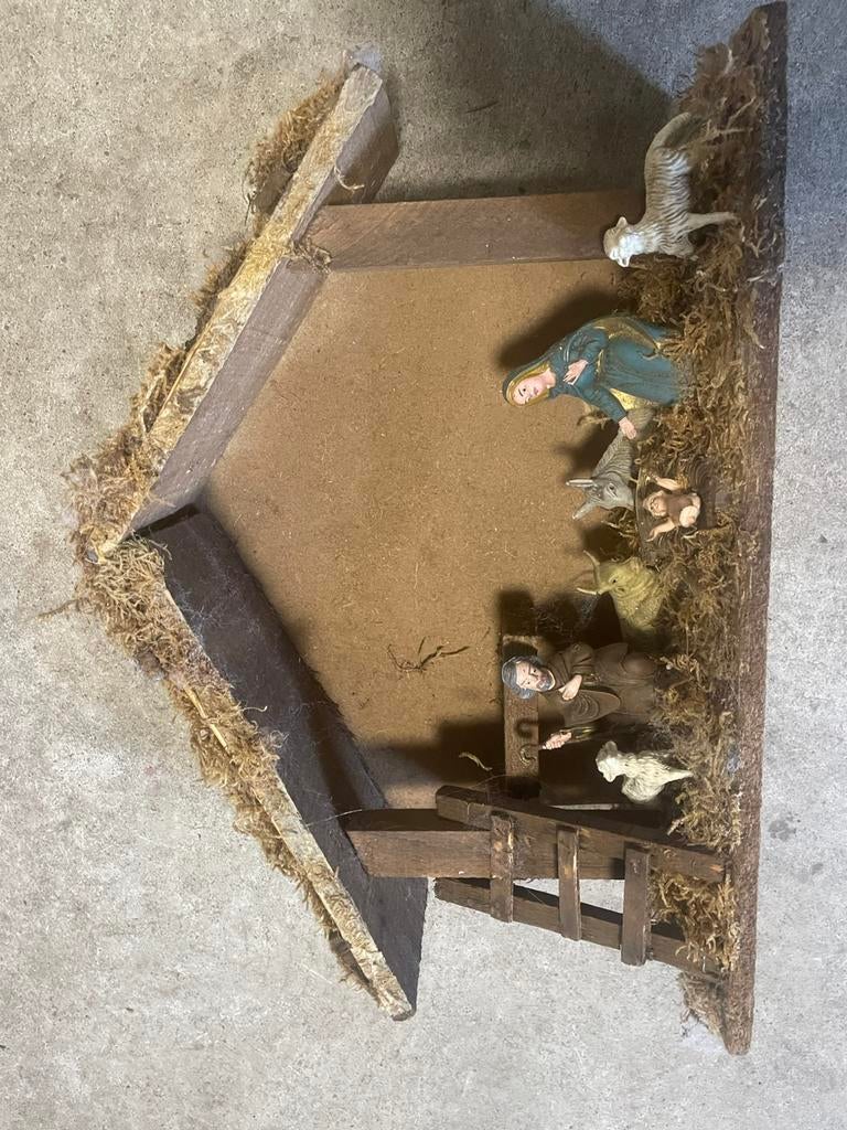 Kerststal, Ophalen, Gebruikt