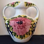 Marei vaas W.Germany oorvaas vintage keramiek, Ophalen, Gebruikt, Overige kleuren, Aardewerk of Porselein